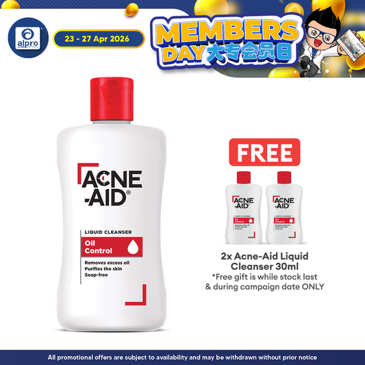 Acne-Aid Liquid Cleanser Oil Control 100ml | Soap-Free Liquid Cleanser Acne-Aid