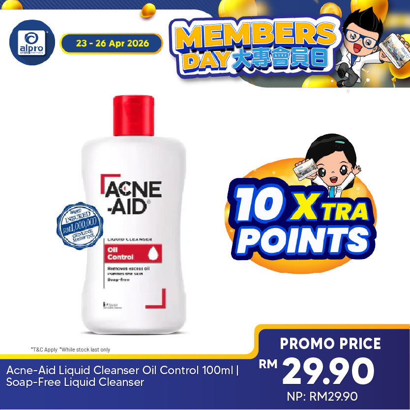 Acne-Aid Liquid Cleanser Oil Control 100ml | Soap-Free Liquid Cleanser Acne-Aid