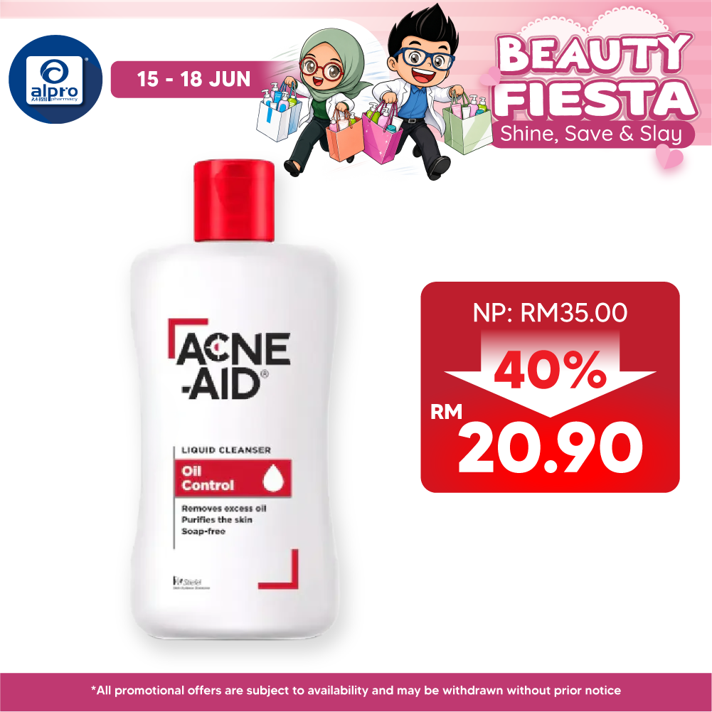 Acne-Aid Liquid Cleanser Oil Control 100ml | Soap-Free Liquid Cleanser Acne-Aid