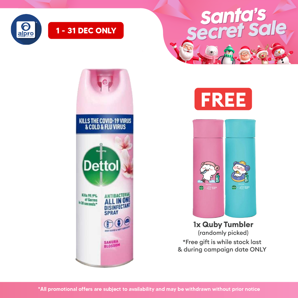 Dettol Disinfectant Spray Sakura 450ml | Kills 99.9% Bacteria And Viruses Dettol