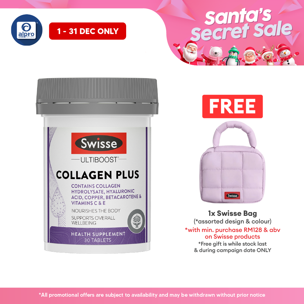 Swisse Ultiboost Collagen Plus 30s | Nourishes The Body Alpro Pharmacy