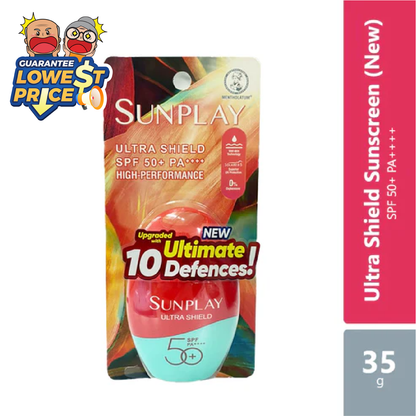 Sunplay Ultra Shield SPF50+ PA++++ 130 35g (New) | Provide Protection For Sensitive Skin Sunplay