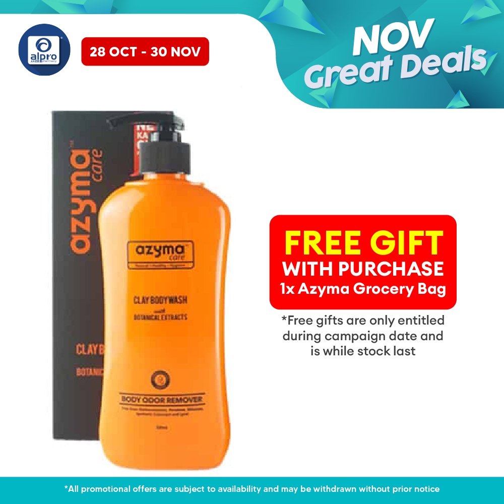 Azyma Care Clay Body Wash 300ml Alpro Pharmacy