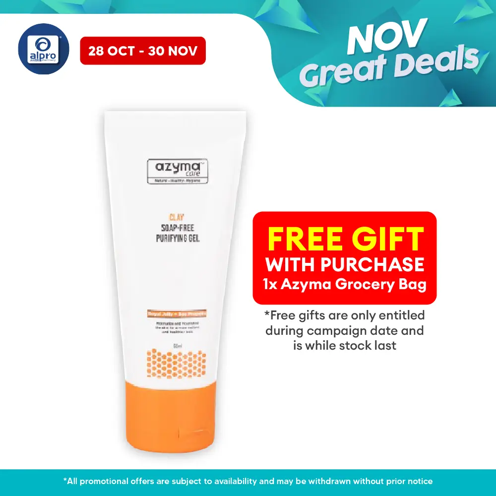 Azyma Care Clay Facial Wash 50ml Alpro Pharmacy