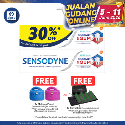 Sensodyne Sensitivity & Gum Extra Fresh 100g 2s | Dual Action Alpro Pharmacy