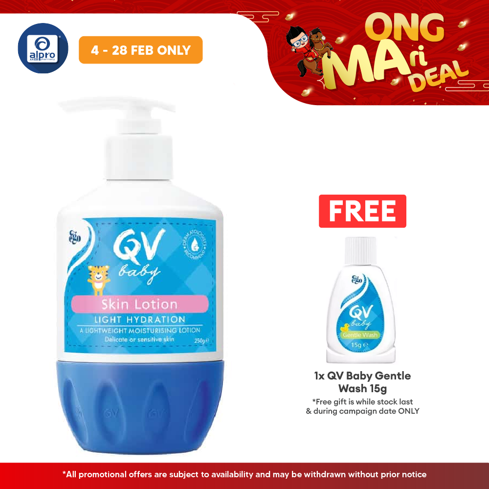 Ego QV Baby Skin Lotion 250ml | For Delicate or Sensitive Skin QV