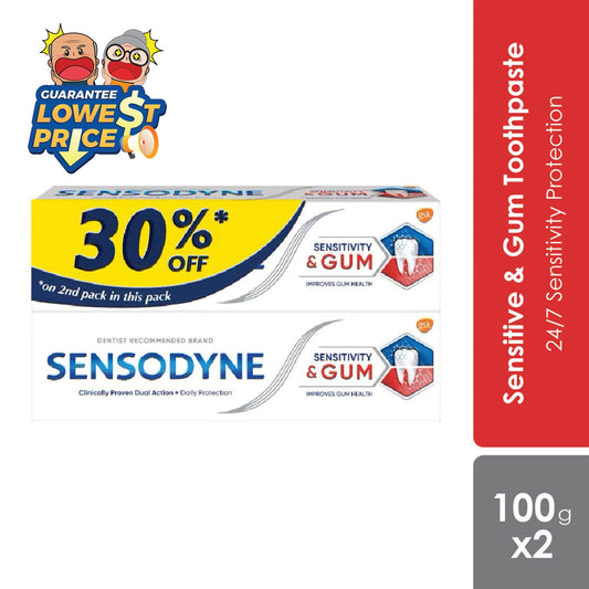 Sensodyne Sensitivity & Gum 100g 2s | Dual Action Sensodyne