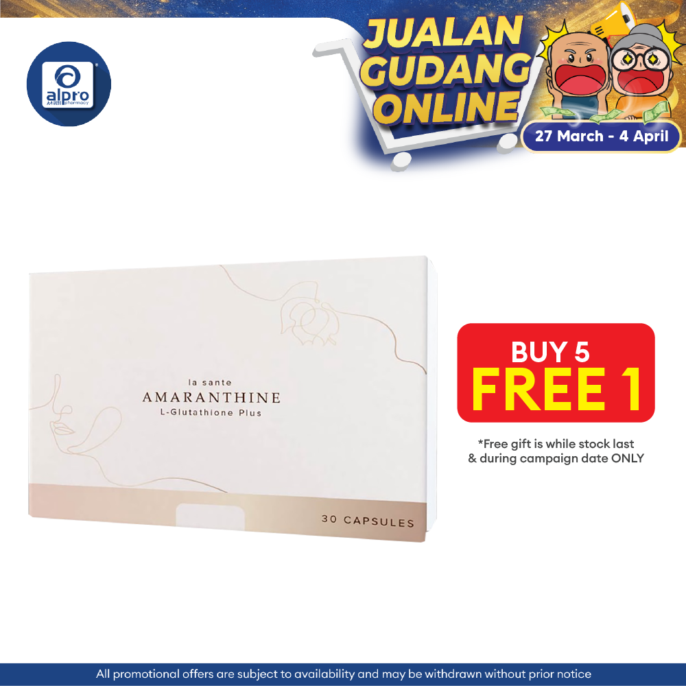 La Sante Amaranthine L-Glutathione Plus 30s | Fights The Sign Of Aging La Sante