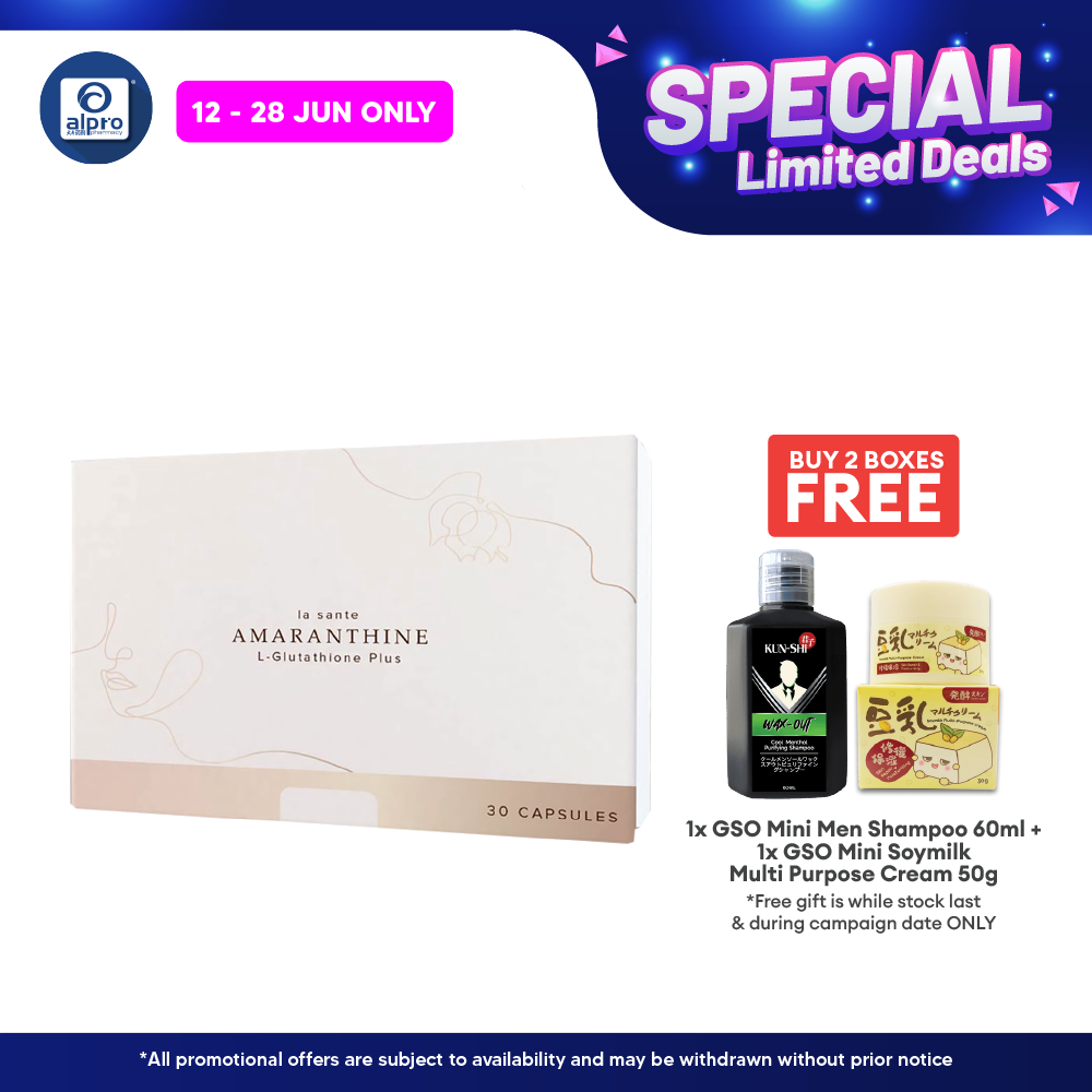 La Sante Amaranthine L-Glutathione Plus 30s | Fights The Sign Of Aging
