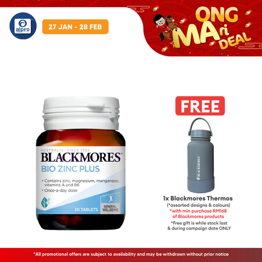 Blackmores Bio Zinc Plus 30s | Maintains Healthy Skin Blackmores
