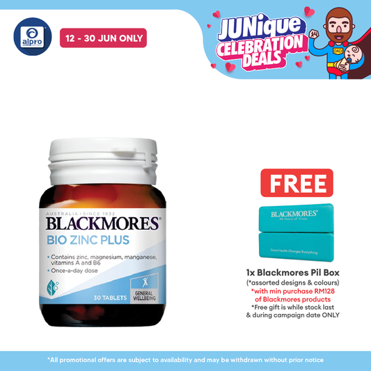 Blackmores Bio Zinc Plus 30s | Maintains Healthy Skin Blackmores