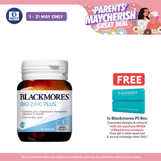 Blackmores Bio Zinc Plus 30s | Maintains Healthy Skin Blackmores