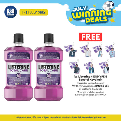 Listerine Total Care 6 in 1 750ml 2s | Strengthens Teeth with  Fluoride Listerine