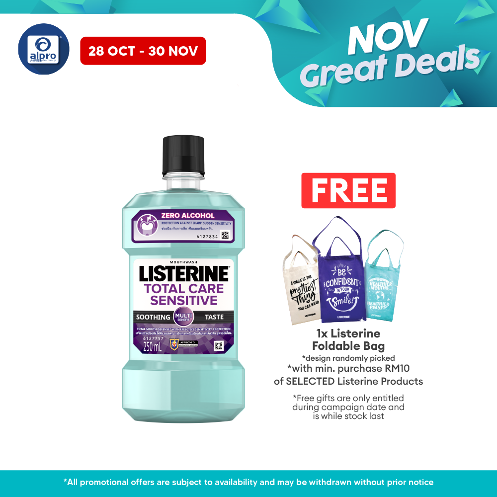 Listerine Total Care Sensitive 250ml Listerine