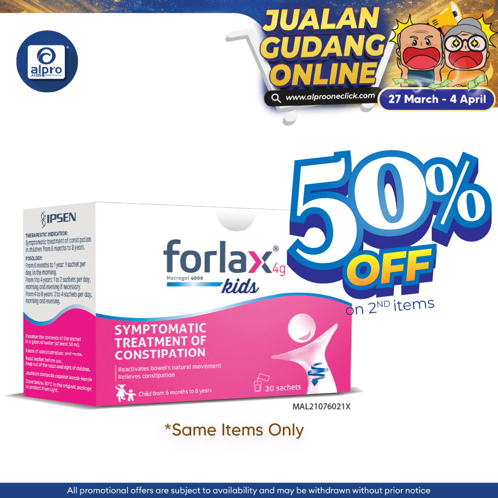Forlax Kids 20X4g Sachet | Relieve Constipation Forlax