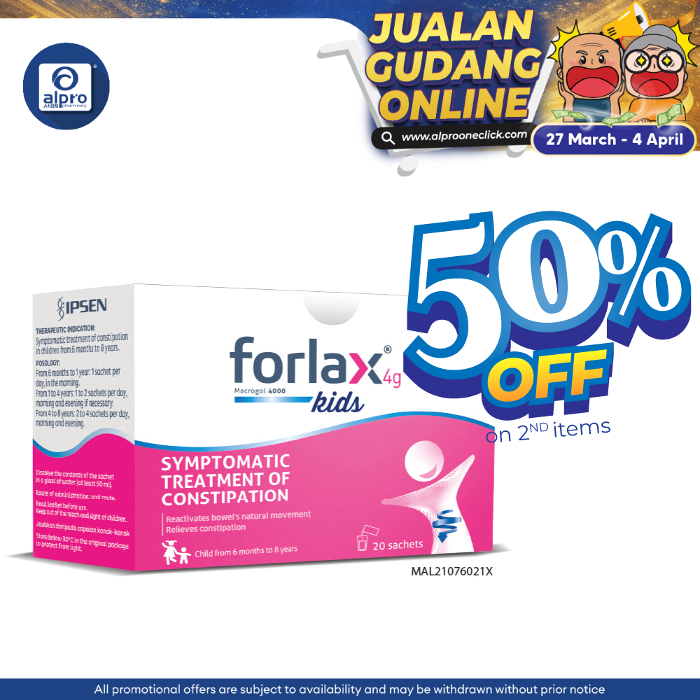 Forlax Kids 20X4g Sachet | Relieve Constipation Forlax