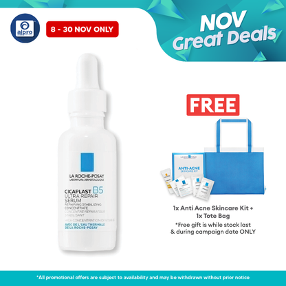 La Roche-Posay Cicaplus Ultra Repair Serum 30ml | High Concentration of Vitamin B5 Alpro Pharmacy