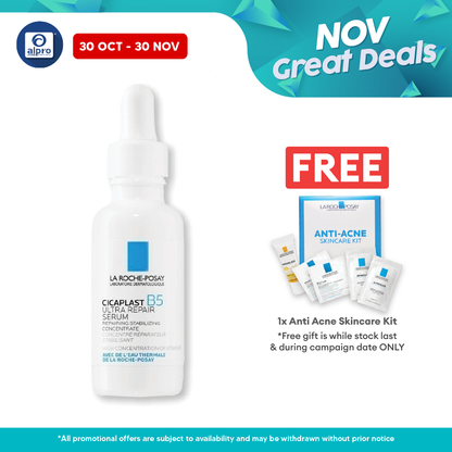 La Roche-Posay Cicaplus Ultra Repair Serum 30ml | High Concentration of Vitamin B5 Alpro Pharmacy