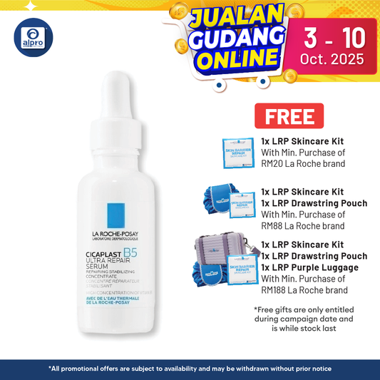 La Roche-Posay Cicaplus Ultra Repair Serum 30ml | High Concentration of Vitamin B5 Alpro Pharmacy