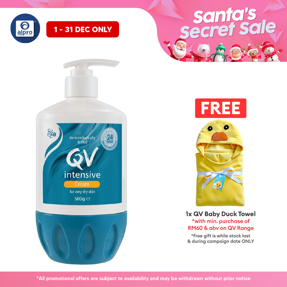 Ego Qv Intensive Cream 500g | For Dry Skin/干皮身体乳滋润 Alpro Pharmacy