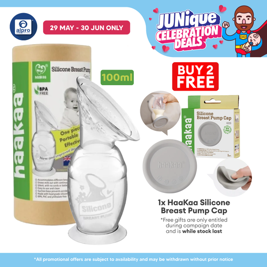 Haakaa Gen2 Silicone Breast Pump Suction Base 100mL | New Suction Base Sticks to Flat Surfaces haakaa
