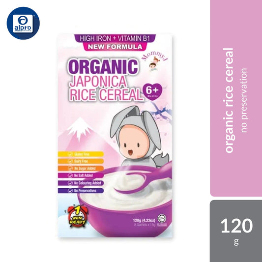 Mommy J Baby Organic Japonica Rice Cereal 120g MOMMY J