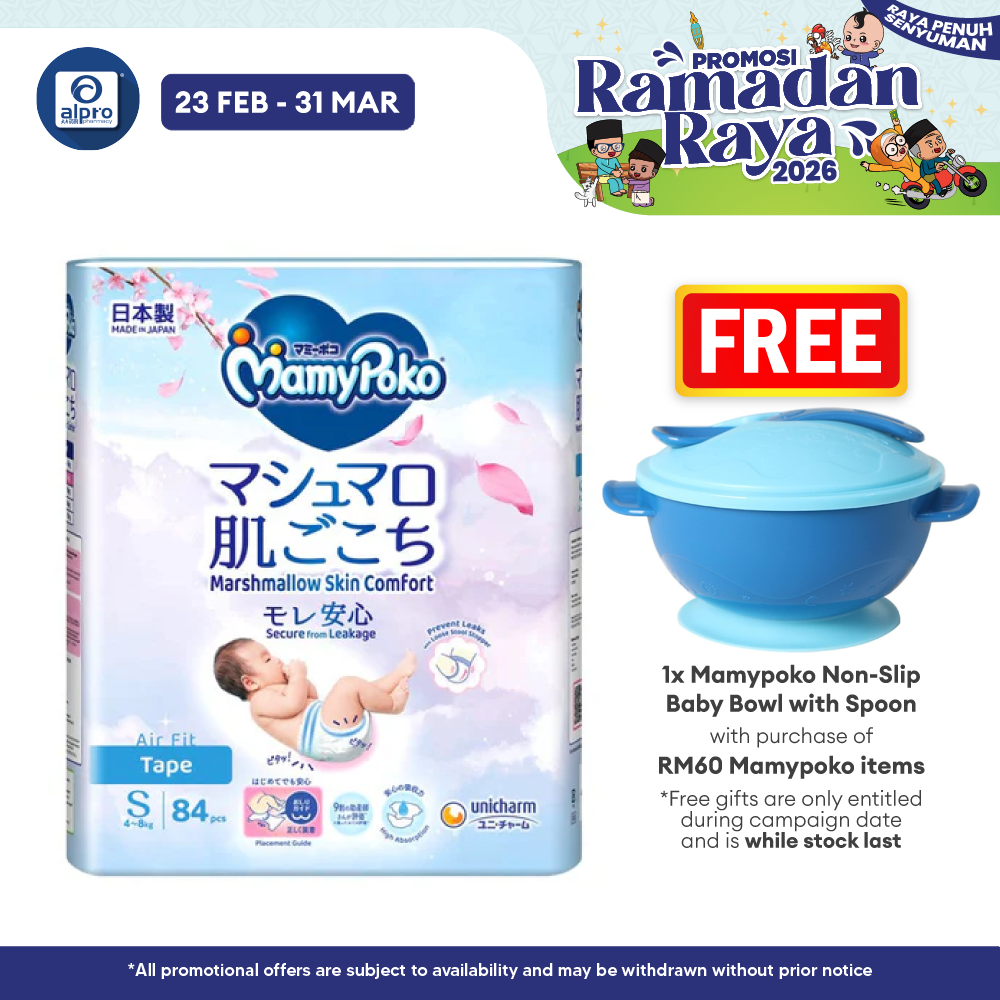 Mamy Poko Open Air Fit S 84s | Instant Absorbency Alpro Pharmacy