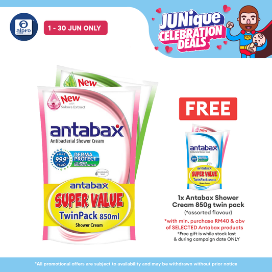 Antabax Shower Cream Gentle Care & Nature 850ml 2s | Gentle Care and Anti Bacterial Antabax