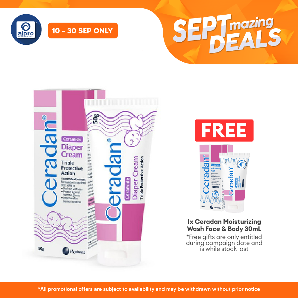 Ceradan Diaper Cream 50G | For Diaper Rash Ceradan