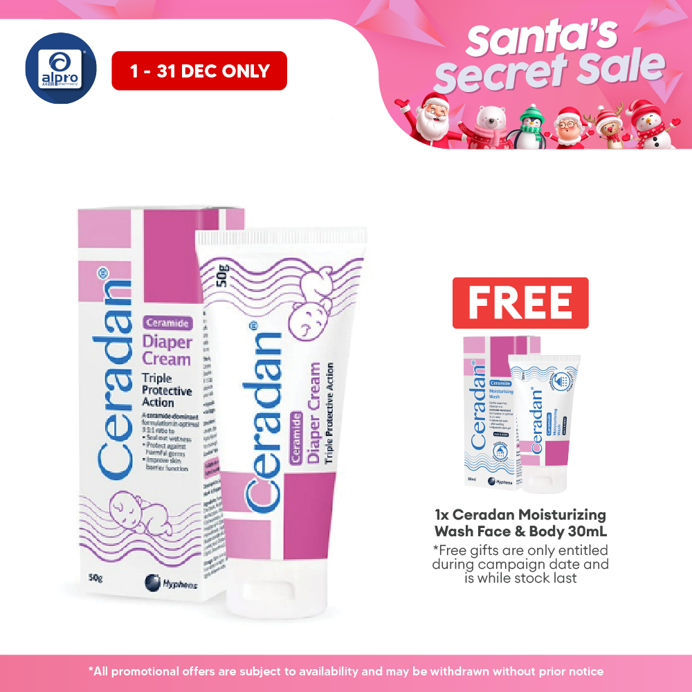 Ceradan Diaper Cream 50G | For Diaper Rash Ceradan