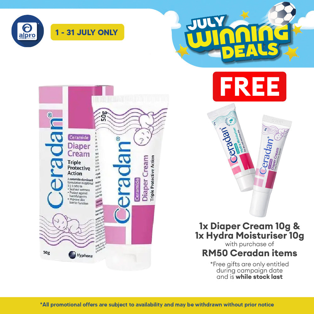Ceradan Diaper Cream 50G | For Diaper Rash Ceradan