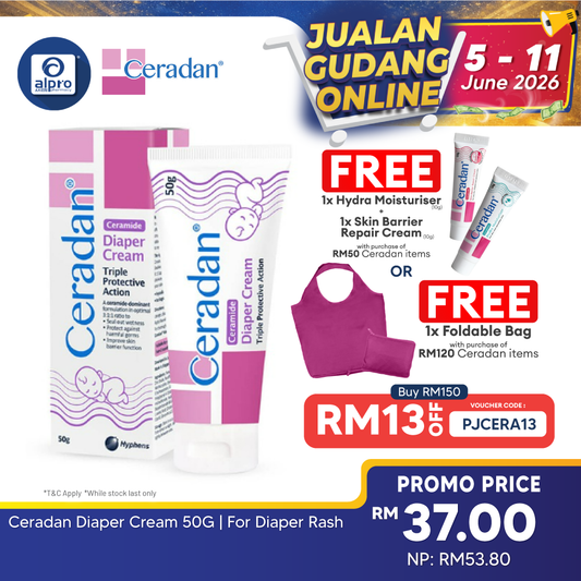 Ceradan Diaper Cream 50G | For Diaper Rash Ceradan