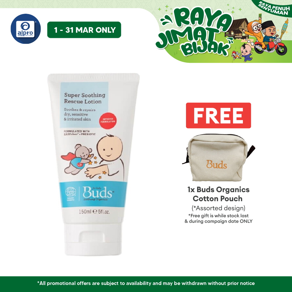 Buds Soothing Organics Super Soothing Rescue Lotion 150ml Alpro Pharmacy
