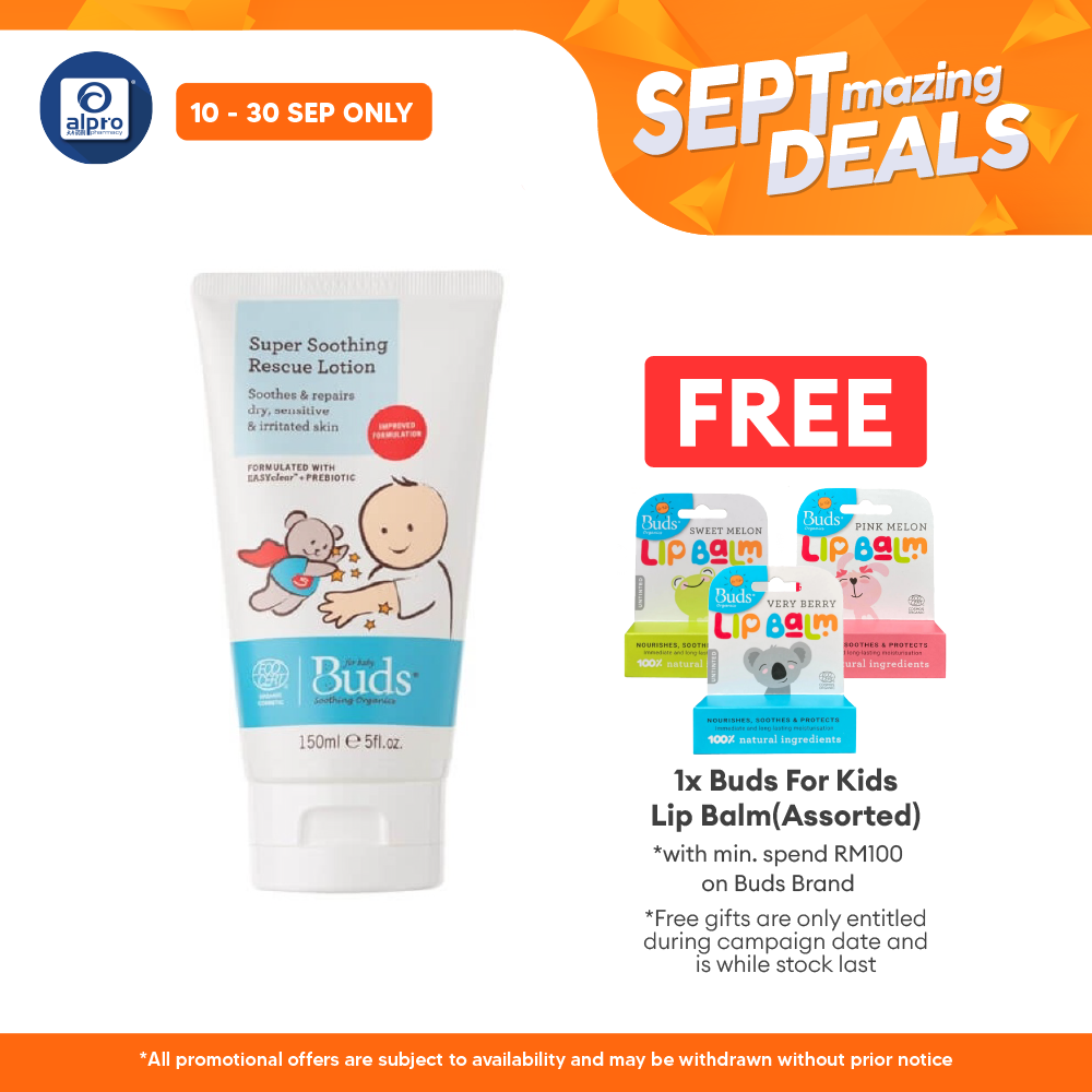 Buds Soothing Organics Super Soothing Rescue Lotion 150ml Alpro Pharmacy