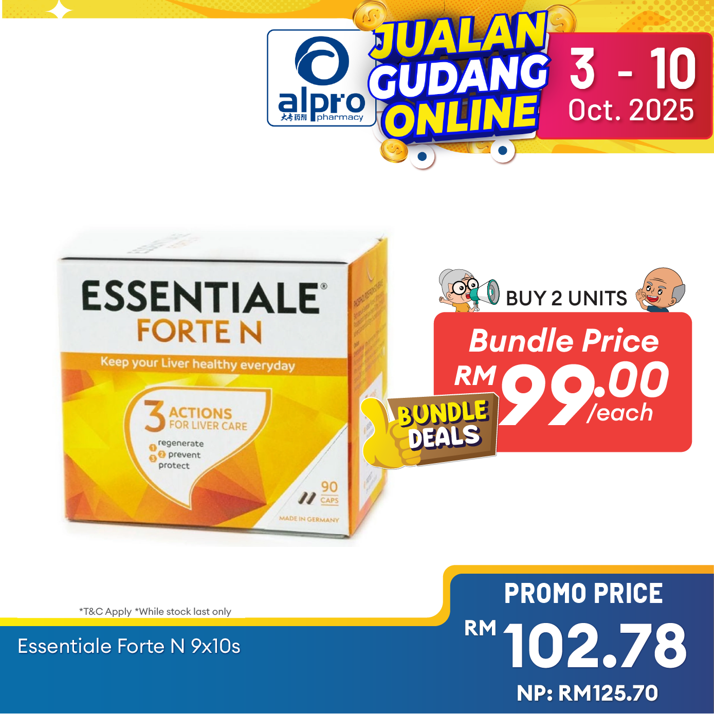 Essentiale Forte N 9x10s | Support Your Liver (Exp: 28/02/2026) 21st Century