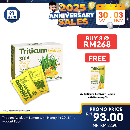 Triticum Aestivum Lemon with Honey 4G 30S | Antioxidant Food Plant & Tree