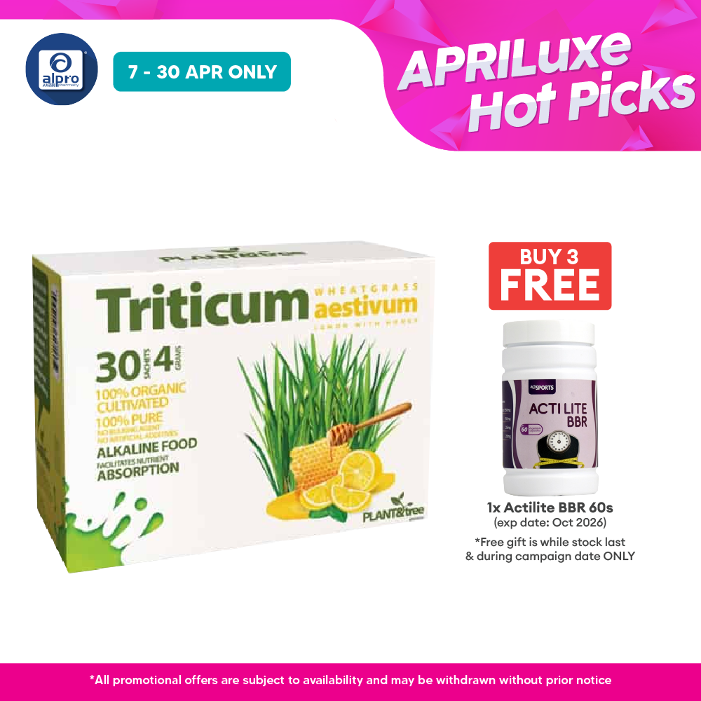 Triticum Aestivum Lemon with Honey 4G 30S | Antioxidant Food Plant & Tree
