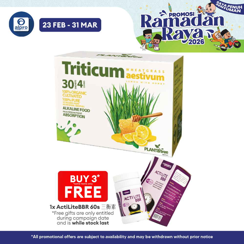 Triticum Aestivum Lemon with Honey 4G 30S | Antioxidant Food Plant & Tree