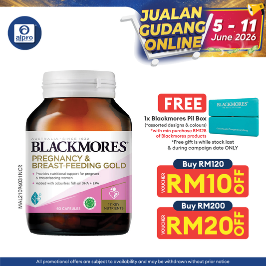 Blackmores Pregnancy And Breast-Feeding Gold 60s Blackmores