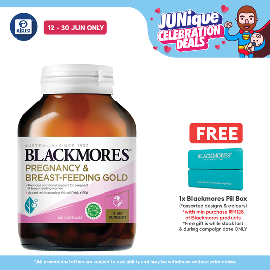 Blackmores Pregnancy And Breast-Feeding Gold 120s | For Pregnant and Nursing Mothers Blackmores