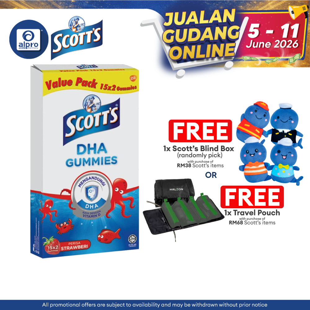 Scotts DHA Strawberry 2X15s Scotts