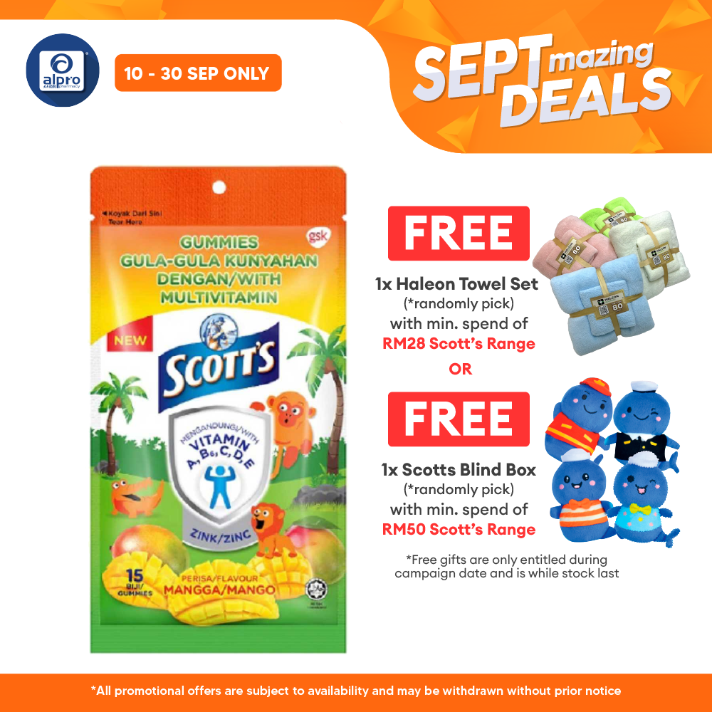 Scotts Multivit Gummies Mango 15s Alpro Pharmacy
