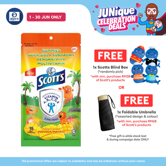 Scotts Multivit Gummies Mango 15s Scotts