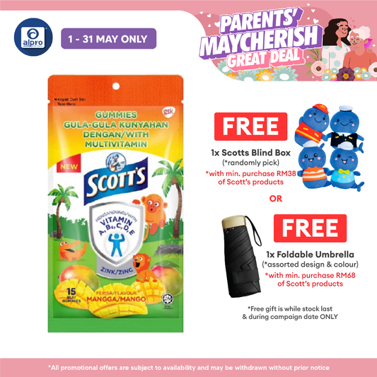 Scotts Multivit Gummies Mango 15s Scotts