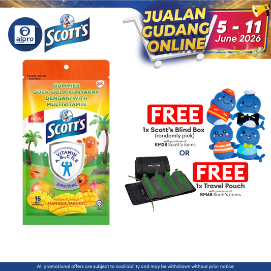 Scotts Multivit Gummies Mango 15s Scotts