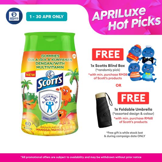 Scotts Multivit Gummies Mango 60s | Provides High Zinc Scotts