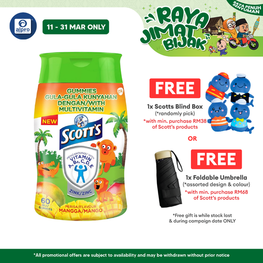 Scotts Multivit Gummies Mango 60s | Provides High Zinc Scotts