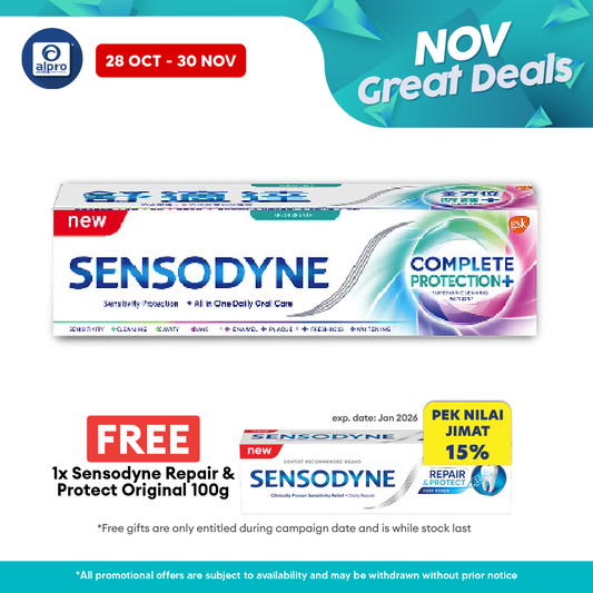 Sensodyne Complete Protection Fresh Breath 100g Alpro Pharmacy