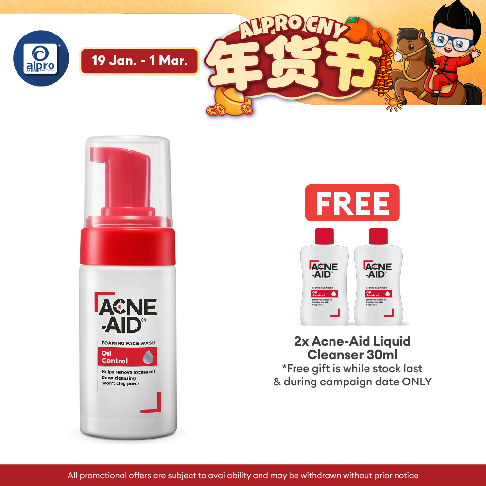 Acne-Aid Foaming Face Wash 100ml | For Deep Pore Cleansing