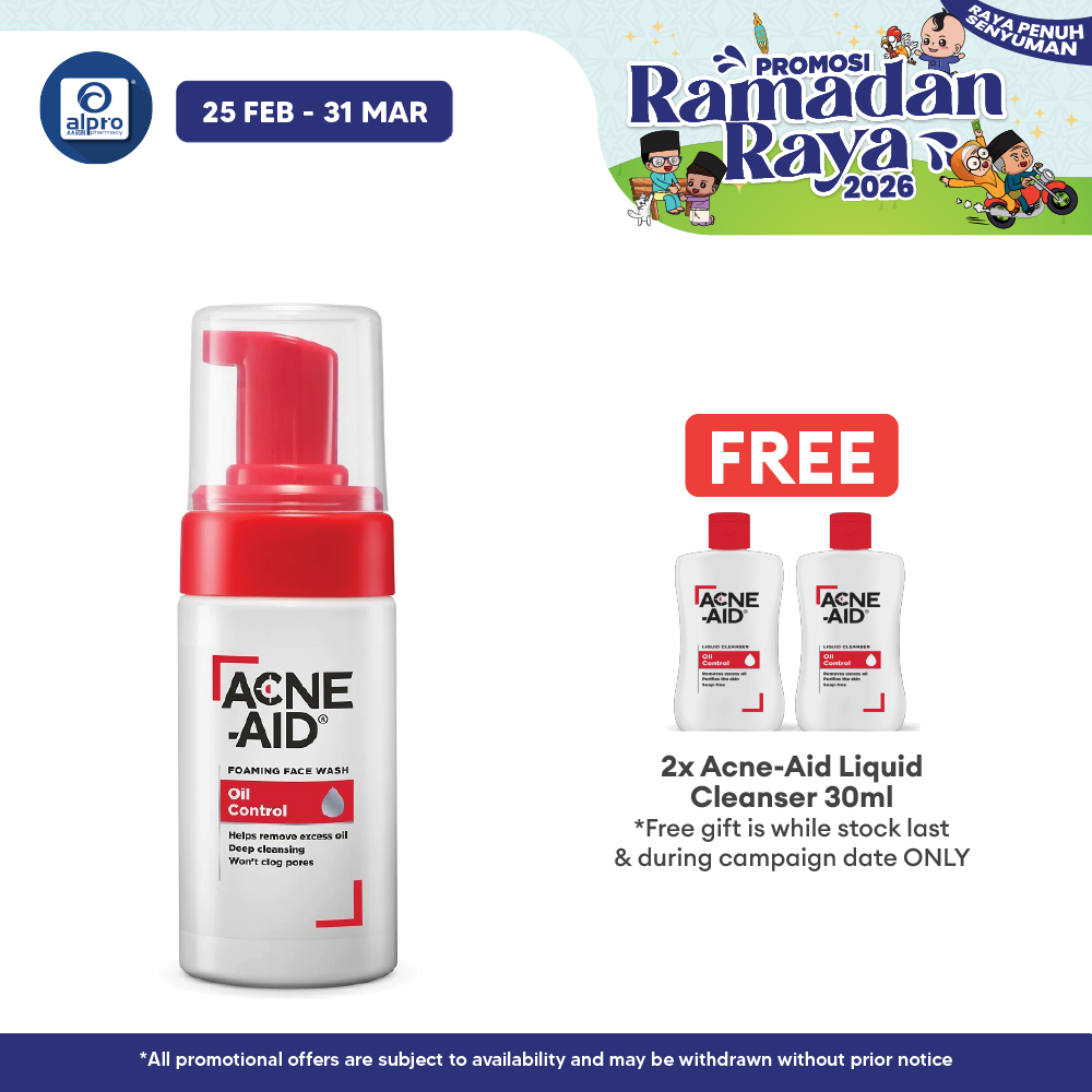 Acne-Aid Foaming Face Wash 100ml | For Deep Pore Cleansing Acne-Aid